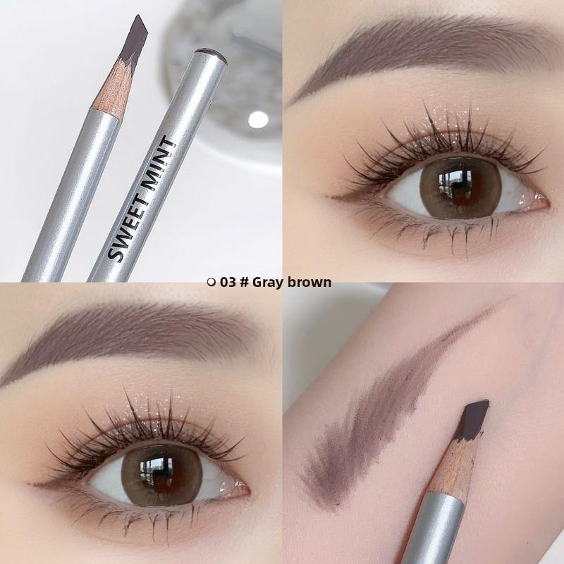 Jeder Augenbrauenstift ist unverwechselbar und langanhaltend, wasserfest, schweißresistent und färbt nicht ab. Es ist ein Macheten-Augenbrauenstift.