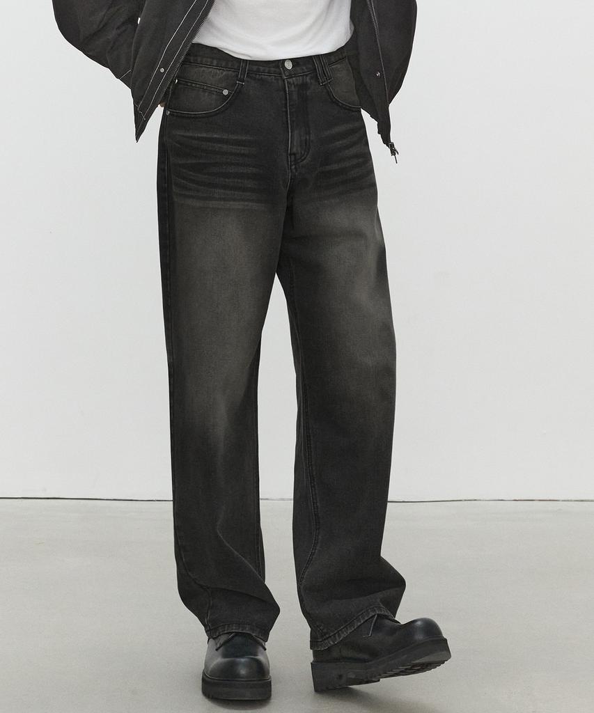DECET Mid Rise Wide Jeans Dcpt027Ylblack