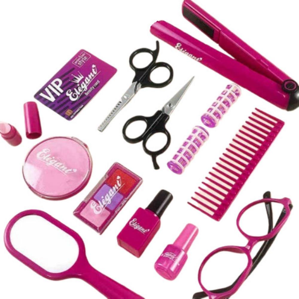 9/13/17Pcs Blow Dryer Hair Dryer and Haircut Toy Kit Styling Accessories