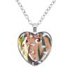 Perfect Blue Anime Movie Cartoon Glass Heart-Shape Pendant Necklace Cass Heart Shape Pendant Necklace Jewelry Charm Collect Gift