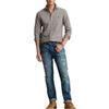 Polo Ralph Lauren FW22 Solid Logo Embroidered Long Sleeve Shirt Men shirts Gray MNPOWOV16822684-020
