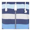 Lazy Jacks Womens/Ladies Striped Button Neck Sweatshirt