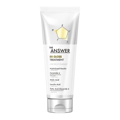 THE ANSWER EX Haarpflege für Hitzeschäden 220g - Bergamotte & Lorbeer Duft, Silikonfrei, Glatter Glanz, Frizz-Kontrolle, Haarreparatur