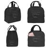 The Perfect Coaster For Programmers Insulated Lunch Bag for Kids SchoolCoolerThermal Food Box Tote PortableLunch Boxes Container