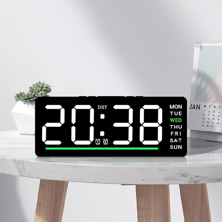LED Display Clock Travel Sized Kids Room Nightlight Clock Quiet Bedroom Digital Clocks Perfect For Dorms Hotel