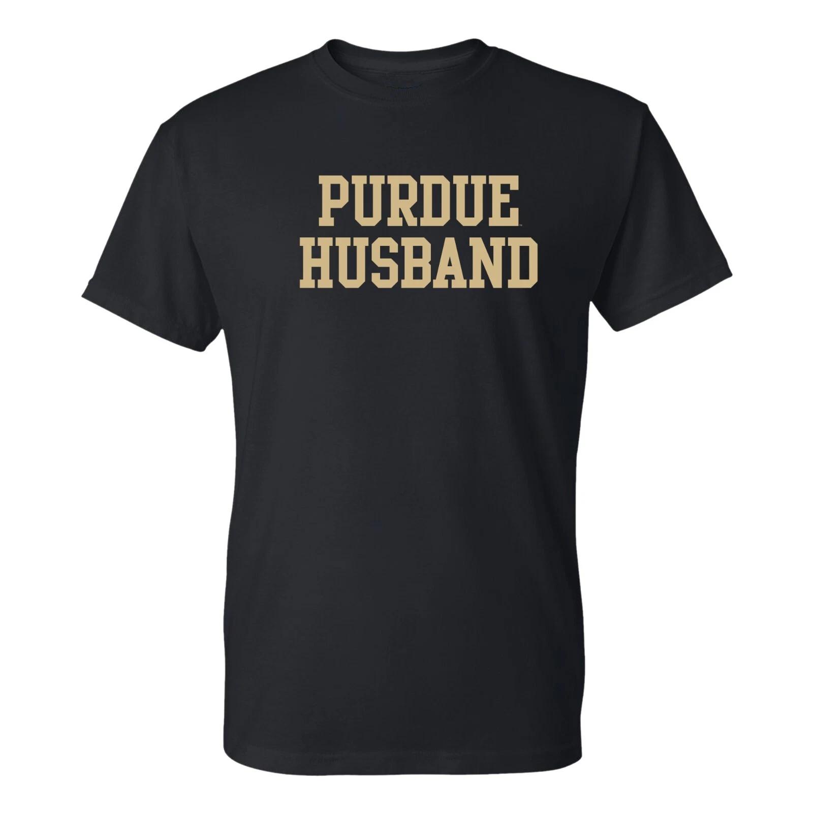 Purdue Basic Block Husband T-Shirt - Black S