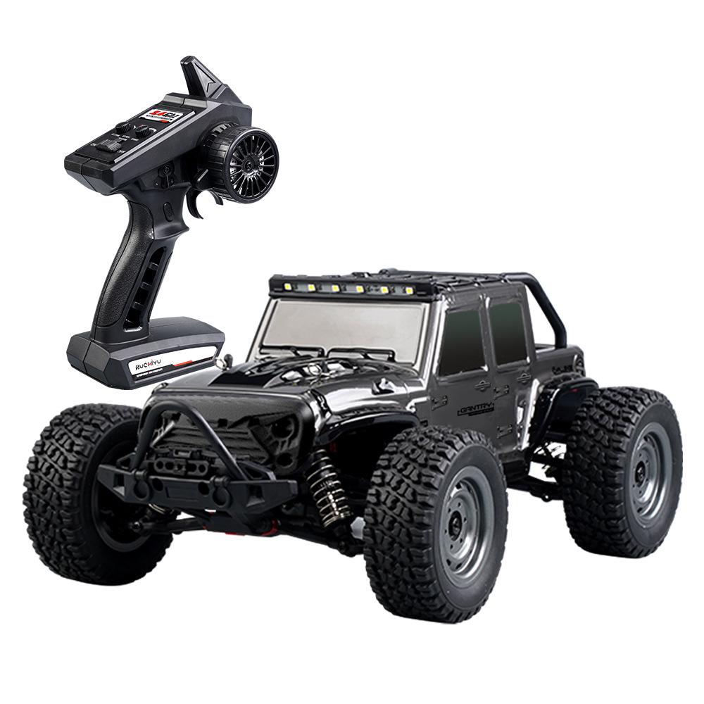 2.4G Remote Control High-Speed Off-Road Pickup Truck with Lights, Speed Up to 38KM/H, Stepless Speed Change Model Car.