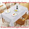 Handun Disposable Checkered Tablecloth