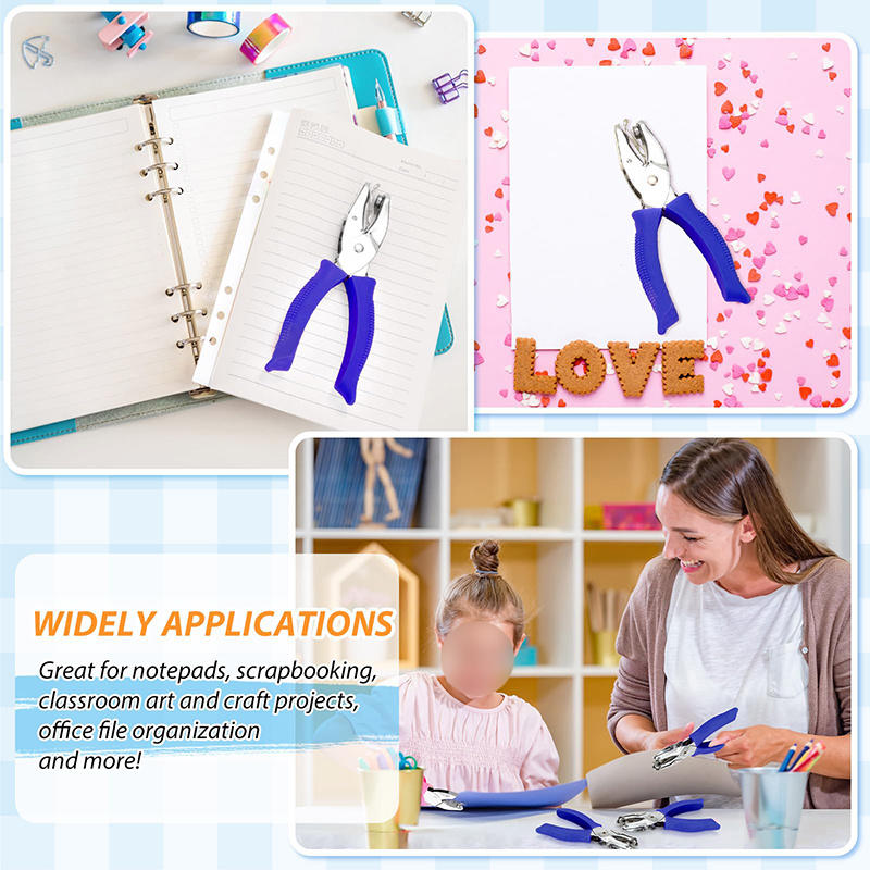 Cute Single Hole Puncher Scrapbooking Paper Punches Kawaii Star Heart Circle Hole Punch DIY Craft Shape Cutter Perforator 2025