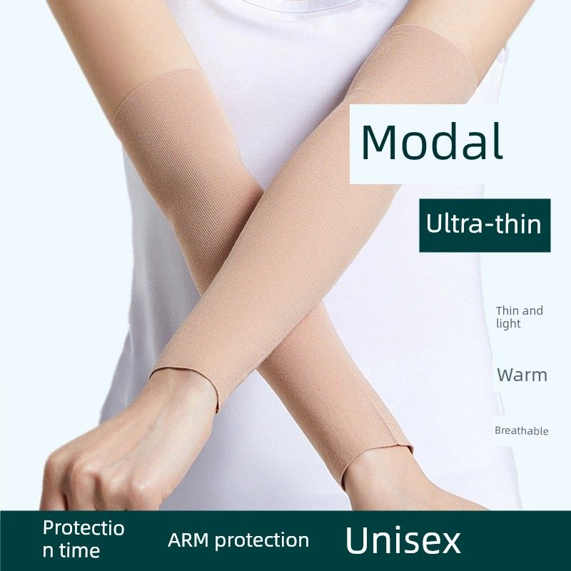 Wrist Protector Joint Gloves Summer Ultra-Thin Modal Tendon Sheath Elbow Arm Tattoo Cover Scar Warm Keeping Sports