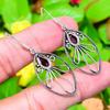 Orecchino in Argento Sterling 925 con Gemma di Granato Hessonite Naturale 2.01" l9h16