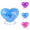 3D Crystal Love Heart Puzzle Jigsaw Model Blocks Gadget Children DIY IQ Toy