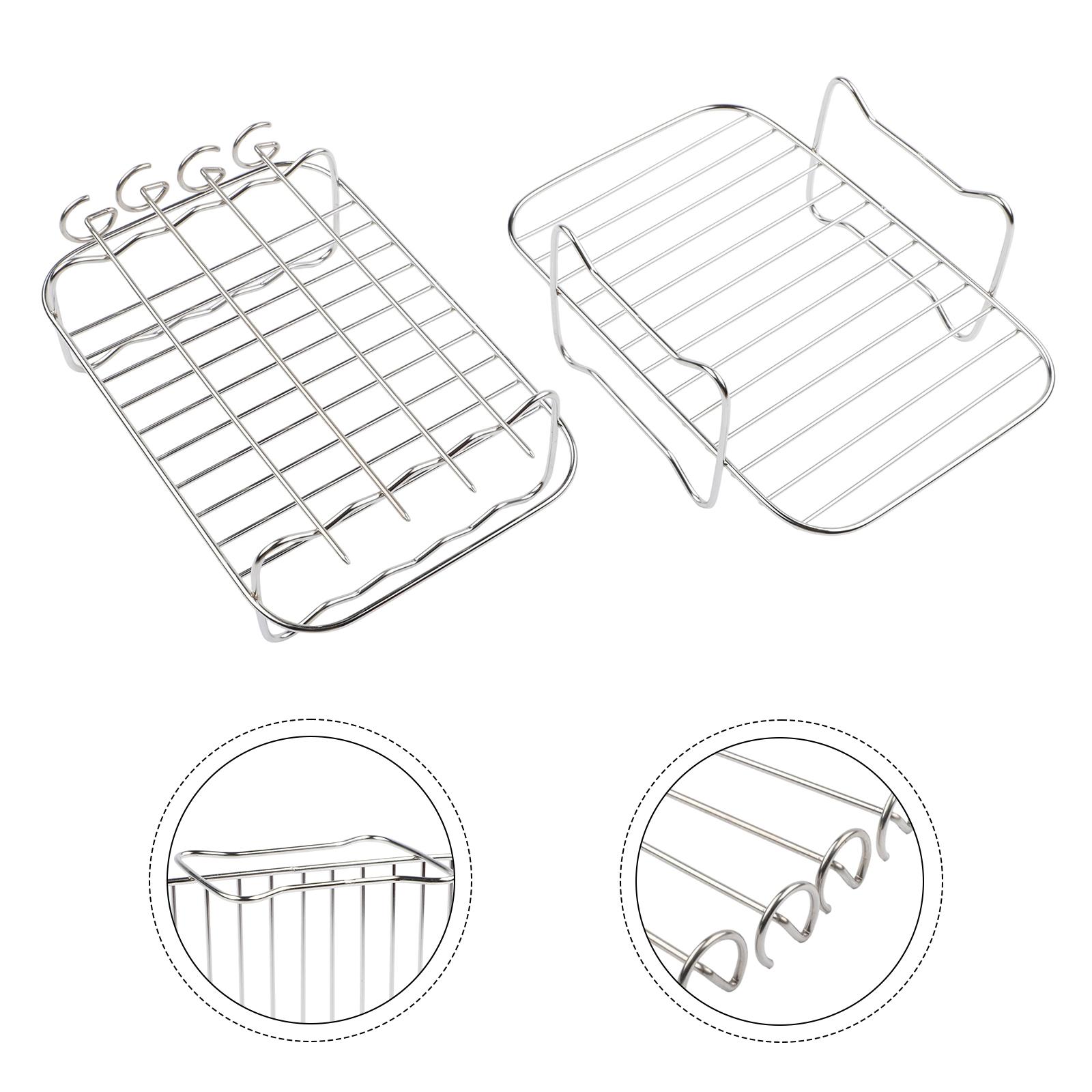 Dishwasher Safe Air Fryer Rack Stainless Steel Rack
