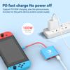 3 In 1 USB C HUB Type C to HDMI 4K with PD 100W Fast Charging USB 3.0 Docking Station for Switch MacBook Laptop Computer Phone