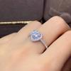 BELLA BOX Heart White Shaped Delicate Classic Rings For Women Zircon Engagement Party Fine Personalized Jewelry Gift