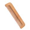 Wooden Hair Comb Small Pocket Sized Peach Wood Beard Comb for Men Women Hair Styling