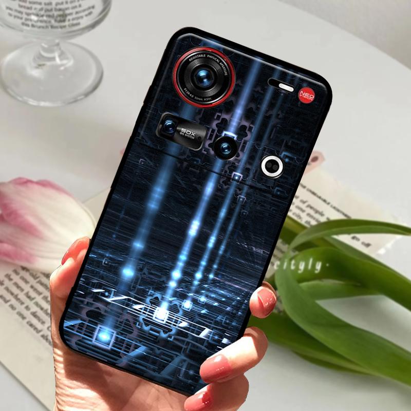 For ZTE Nubia Z70 Ultra 5G Case NX733J Shockproof Soft TPU Silicone Phone Cover For ZTE Nubia Z60S Pro 5G Z50S Pro Bumper Fundas