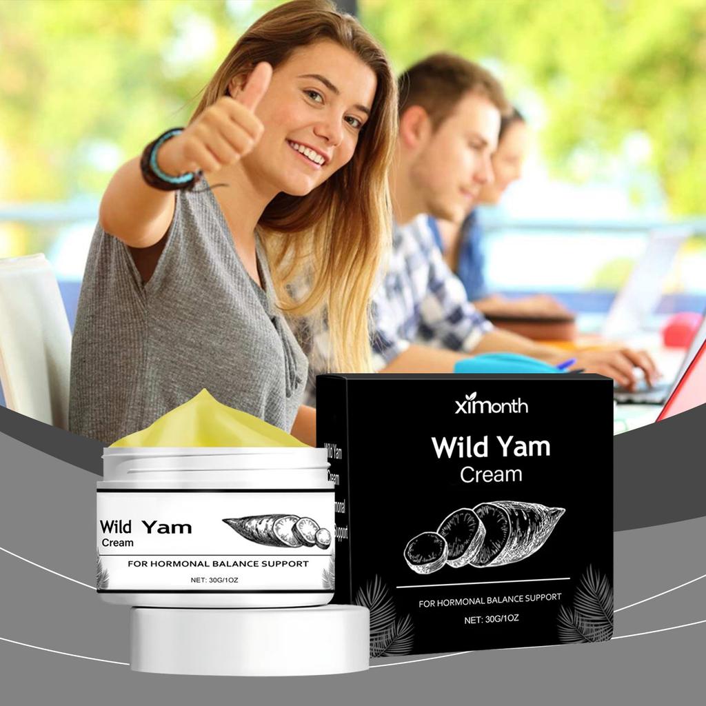 Yam Cream, Women's Nourishing Cream Skin Moisturizing Hydrating Massage Balancing Body Care Cream