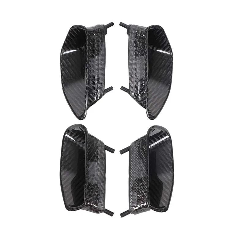 

For Chevrolet Corvette C6 ZR1 2009-2013 Real Carbon Fiber Outlet Side Fender Air Vent Splitter Trim Car Accessories Replace part