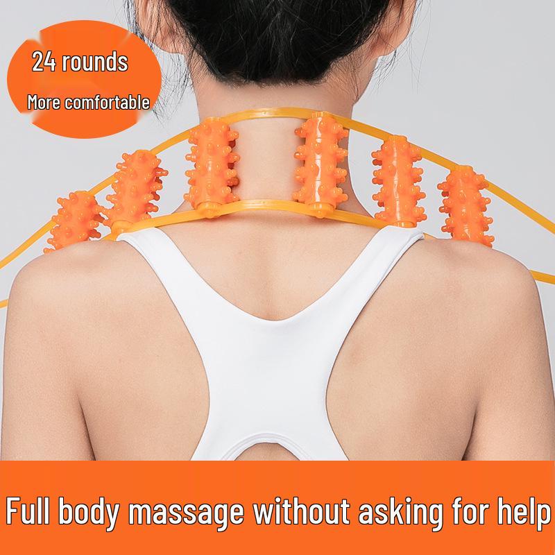 

Ручной роликовый массажер для плеч и шейных позвонков