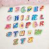26 Pcs Colorful English Letters Embroidered Patches Creative Self-Adhesive Appliques DIY Craft Decorations