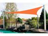 Cross-Border 2x2m Waterproof Sunshade Sail Set - Square UV Protection Awning Canopy