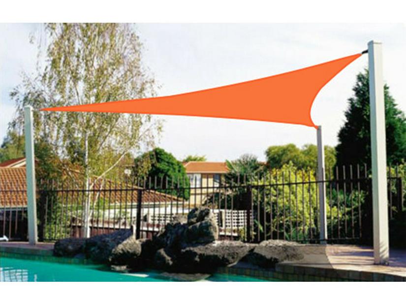 Cross-Border 2x2m Waterproof Sunshade Sail Set - Square UV Protection Awning Canopy