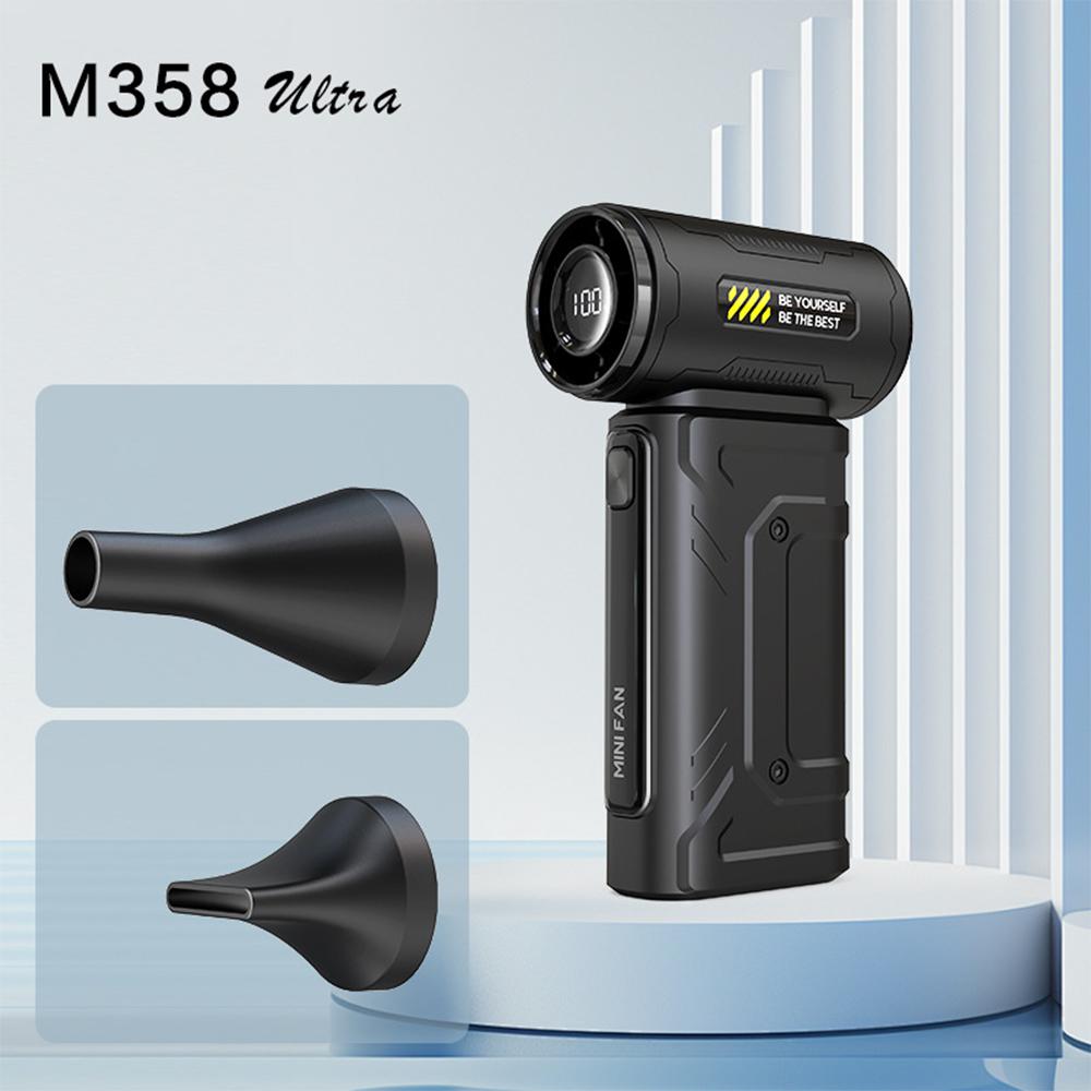 

Mini 250000RPM Powerful Air Blower 6000mAh Violent Turbo Fan Portable Dust Cleaner TypeC Charging Brushless Motor for Window Car чорний