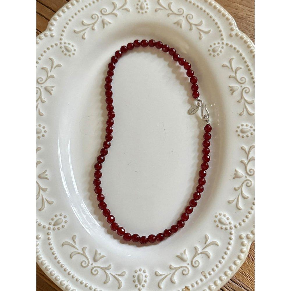 925 Silver. Grapeberry Necklace (6Mm)