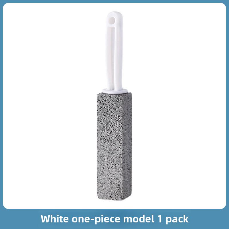 Long-Handle Pumice Toilet Brush - Strong Descaling for Hard-To-Reach Stains