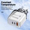 Universal Power Adapter: Compatible with EU, US, UK, AU Standards, featuring 1U + 2PD Charging Ports.