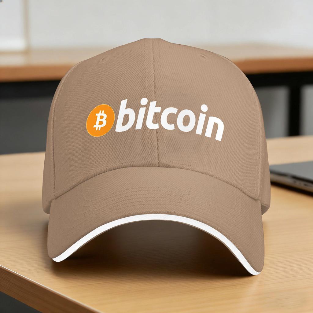 Summer Bitcoin BTC Crypto Coins Baseball Cap Hunting Camping Design Sun Hip Hop Hats Couple Women Adjustable Baseball Caps