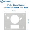 Pellet Stove Gasket Compatible with Harman Burn Pot Replacement 2399K, 3-44-00409, 1-00-07381 (2/Pack)