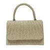 New Gold Pleated Handbag,Perfect Party Banquet Bag,Evening Shoulder Crossbody Bag