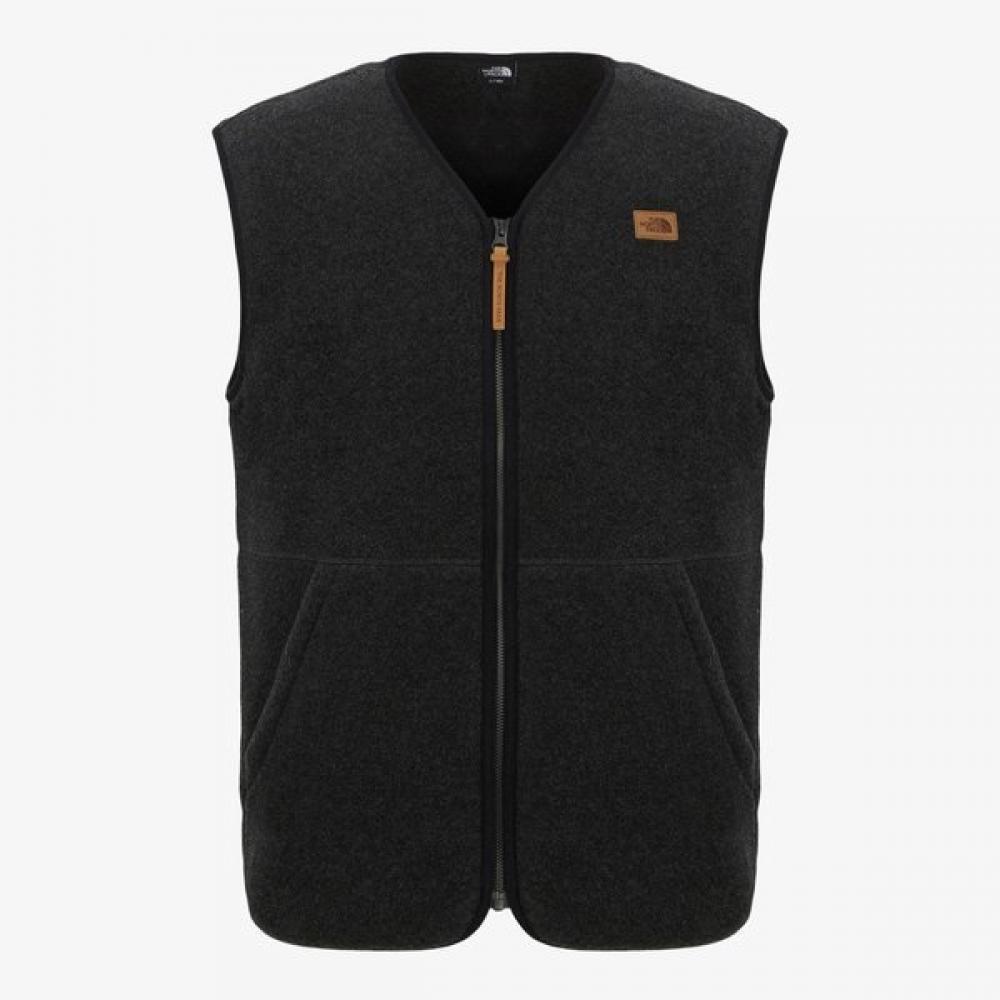 The North Face Vermo Wool Fleece Vest Charcoal Nv4fr59a CHARCOAL/085