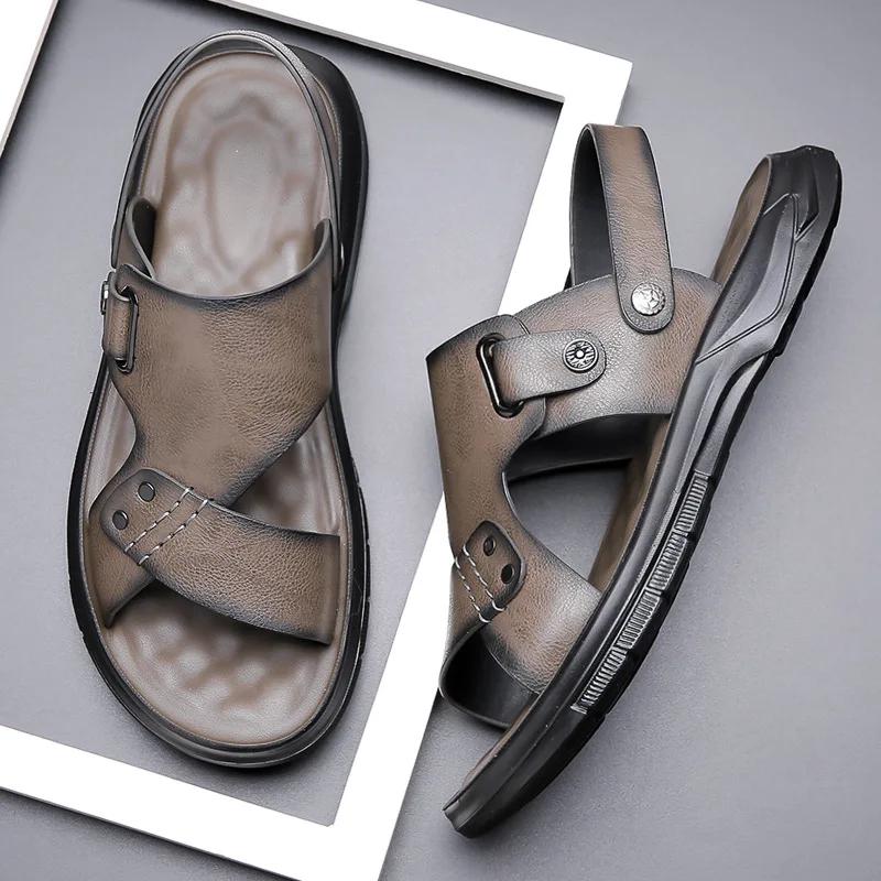 Einfacher Komfort Herrenschuh Französisch Retro Herren Hausschuh Rutschfest Weich besohlt Herren Sandale 2025 Sommer Neu Lässiger Herren Einzelschuh Zapatos