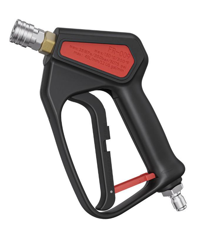 High-Pressure 5000PSI Car Wash Water Gun with Anti-Kink Pure Copper Valve