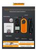Pocket Digital Anemometer: Measures Wind Speed (0-30m/s) and Temperature, with Display.