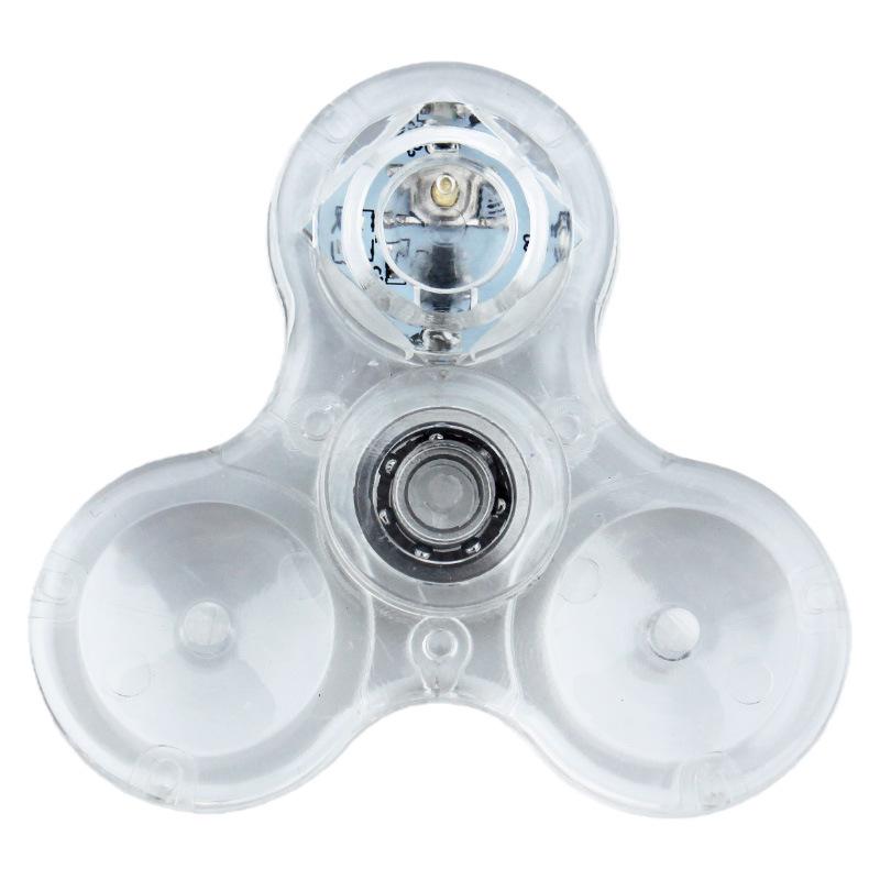 Three-Finger Light-Up Fingertip Gyroscope EDC Decompression Toy for Kids