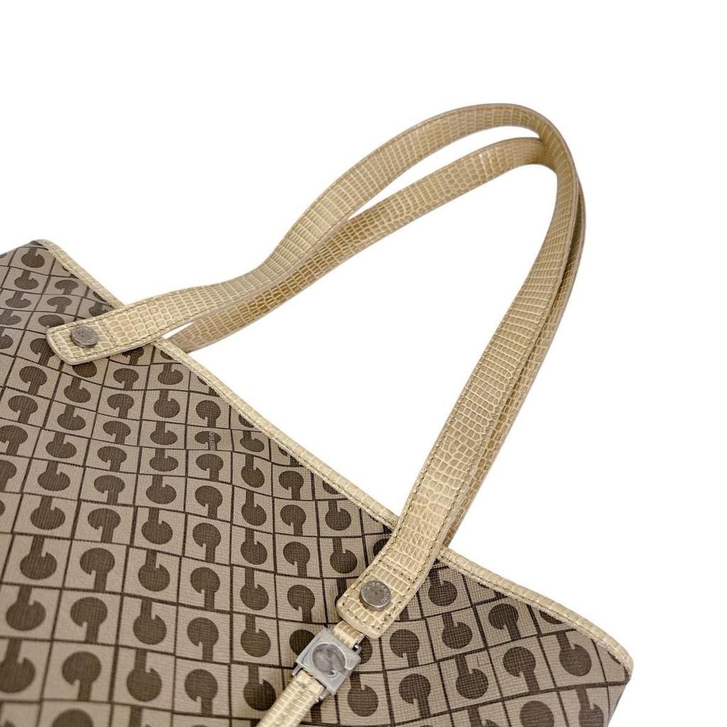 GHERARDINI Softy Handbag PVC beige Women Used
