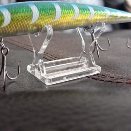 Bait Display Stand Decorative Load Bearing Clear Fishing Lure Showing Stand for Bait
