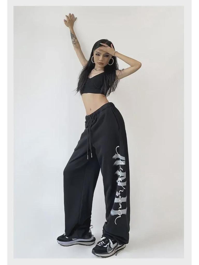 2022 Winter Fashion Hip Hop Printed Sweatpants - European & American Style