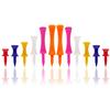 Golf-Tees, 6-Colors Each of 50pcs, Assorted Size 70mm/57mm/51mm/45mm/38mm/32mm