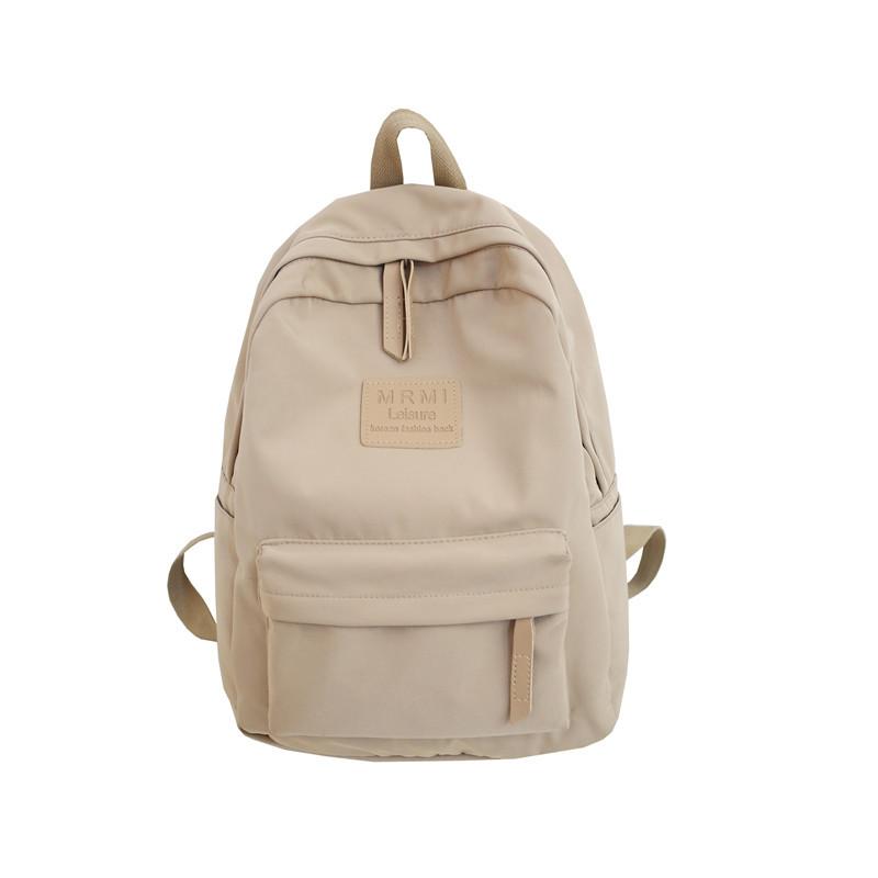 Nylon Backpack Junior High School Student Schoolbag Female Large Capacity Outdoor High School Student Backpack