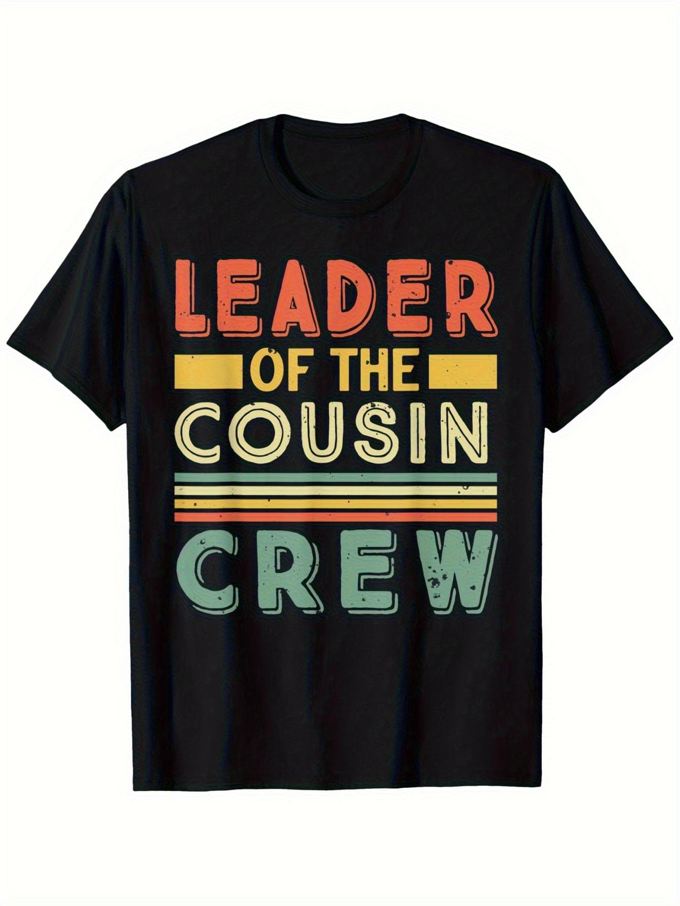

Funny Leader Cousin Group Happy Family T-Shirt XXL