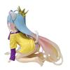 10cm No Game No Life Anime Figure Desktop Cute Cat Ear Shiro Decoration PVC Model Toy