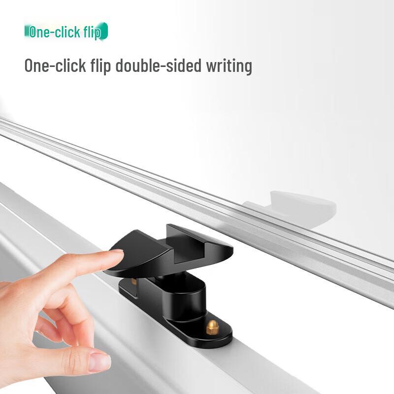 Deli 120x90cm Reversible Magnetic Whiteboard with Mobile H-Stand