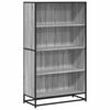 Bookshelf Grey Sonoma 80.5 X 35 X 139 Cm Particleboard