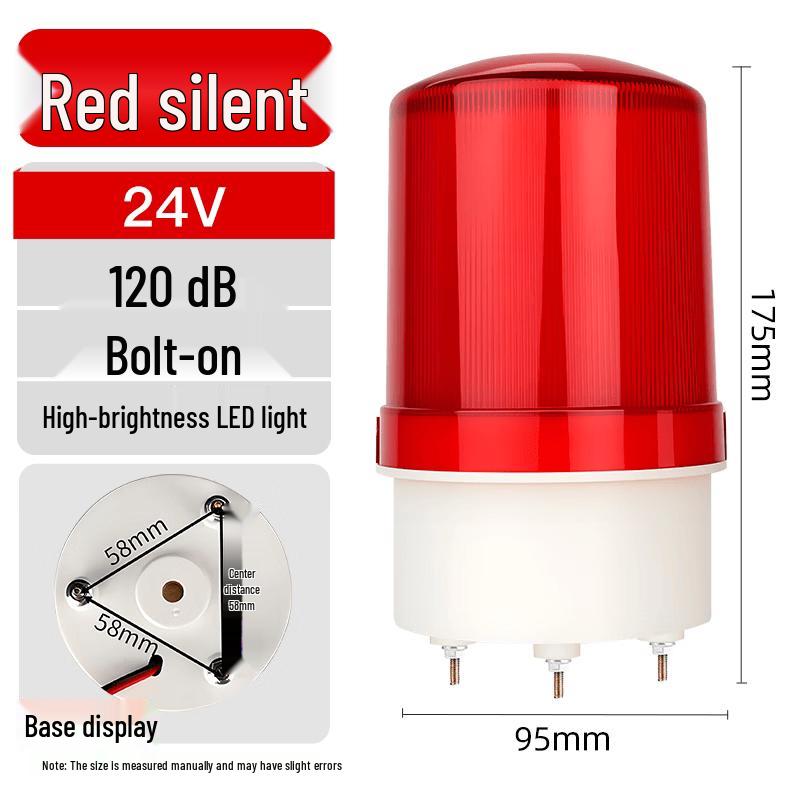 MDNG BR-105 Rotating LED Strobe Siren & Warning Light CN Plug (adapter Included)