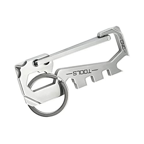 

[MILLION SOURCE] Карманный мультитул 12в1 на брелоке с открытыми спицами для велосипеда, открывалкой для бутылок, брелок с ЧПУ для автомобиля/ежедневного использования